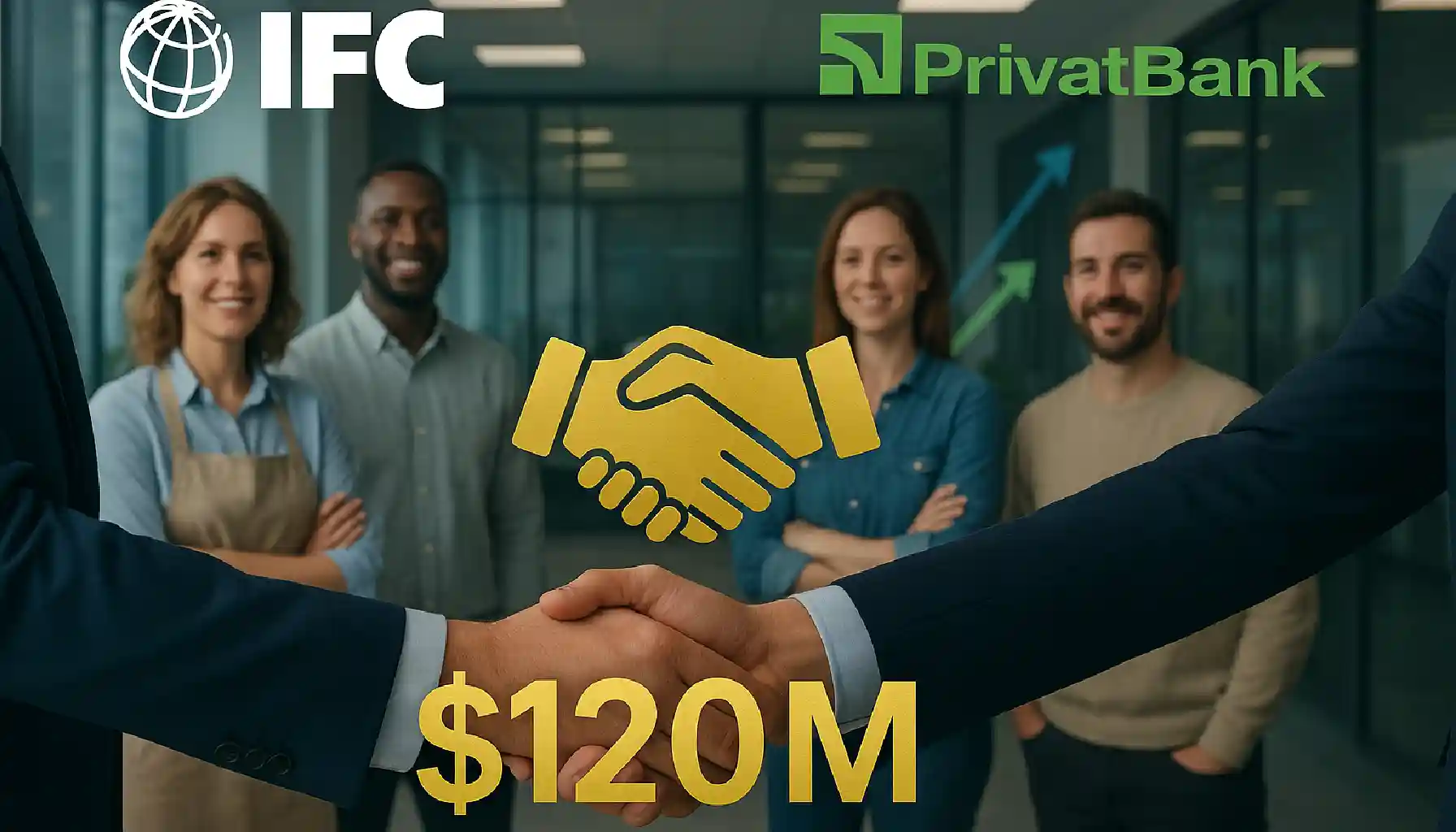 IFC та ПриватБанк підписали історичні угоди на 120 млн доларів